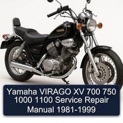 1981-1999 Yamaha Virago XV 700 750 1000 1100 Service Repair Workshop Manual PDF