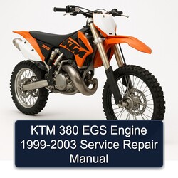 1999-2003 KTM 380 EGS Engine Service Repair Workshop Manual PDF