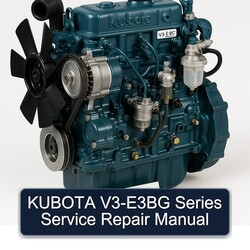 Kubota V3-E3BG Series Service Repair Workshop Manual PDF
