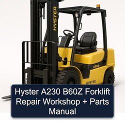 Hyster A230 B60Z Forklift Parts Catalog PDF