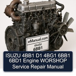 Isuzu 6 BB 1 4bb1 D1 4bg1 6bb1 6bd1 Engine Worshop Service Repair Workshop Manual PDF