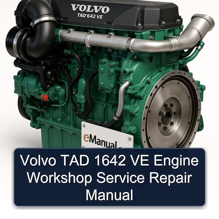 Volvo TAD 1642 VE Engine Service Repair Workshop Manual PDF