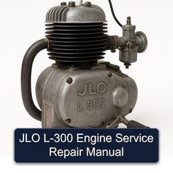 JLO L 300 L-300 Engine Service Repair Workshop Manual PDF