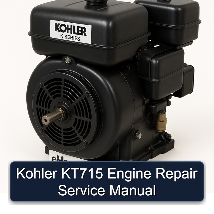 Kohler K Series KT715 Engine Service Repair Workshop Manual PDF