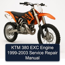 1999-2003 KTM 380 EXC Engine Service Repair Workshop Manual PDF