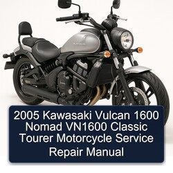 2005 Kawasaki Vulcan 1600 Nomad VN1600 Classic Tourer Motorcycle Service Repair Workshop Manual PDF