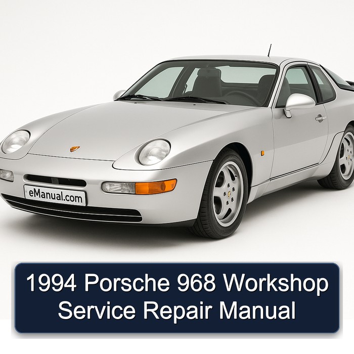 1994 Porsche 968 Service Repair Workshop Manual PDF