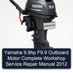 2012 Yamaha 9.9hp F9.9 Outboard Motor Service Repair Workshop Manual PDF