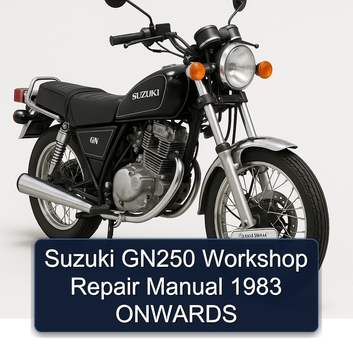 1983 Suzuki GN Series GN250 Onwards Service Repair Workshop Manual PDF