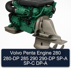 Volvo Penta Engine 280 280-DP 285 290 290-DP SP-A SP-C DP-A