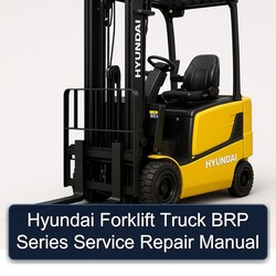 Hyundai Forklift Truck BRP Series Service Repair Workshop Manual PDF