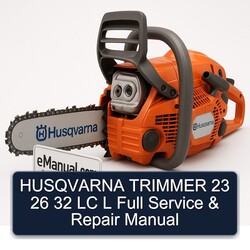 Husqvarna Trimmer 23 26 32 LC L Service Repair Workshop Manual PDF