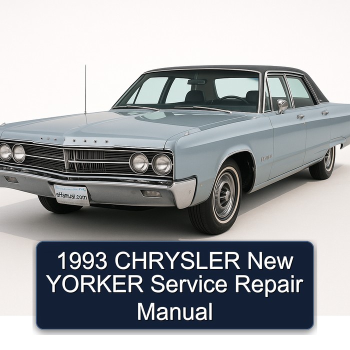 1993 Chrysler New Yorker Service Repair Workshop Manual PDF
