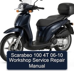 2006-2010 Aprilia Scarabeo 100 4T Service Repair Workshop Manual PDF