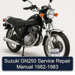 1982-1983 Suzuki GN Series GN250 Service Repair Workshop Manual PDF