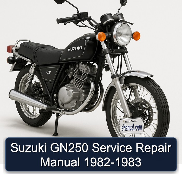 1982-1983 Suzuki GN Series GN250 Service Repair Workshop Manual PDF