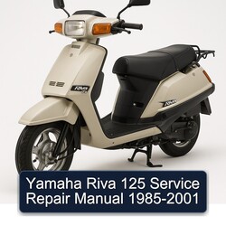 1985-2001 Yamaha Riva Models 125 Service Repair Workshop Manual PDF
