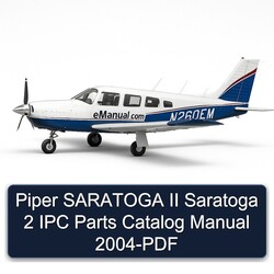 2004 Piper Saratoga II 2 IPC Parts Catalog PDF