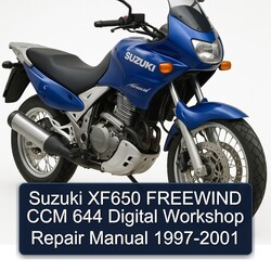 1997-2001 Suzuki XF650 Freewind CCM 644 Digital Service Repair Workshop Manual PDF