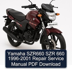 1996-2001 Yamaha SZR Models SZR660 660 Service Repair Workshop Manual PDF