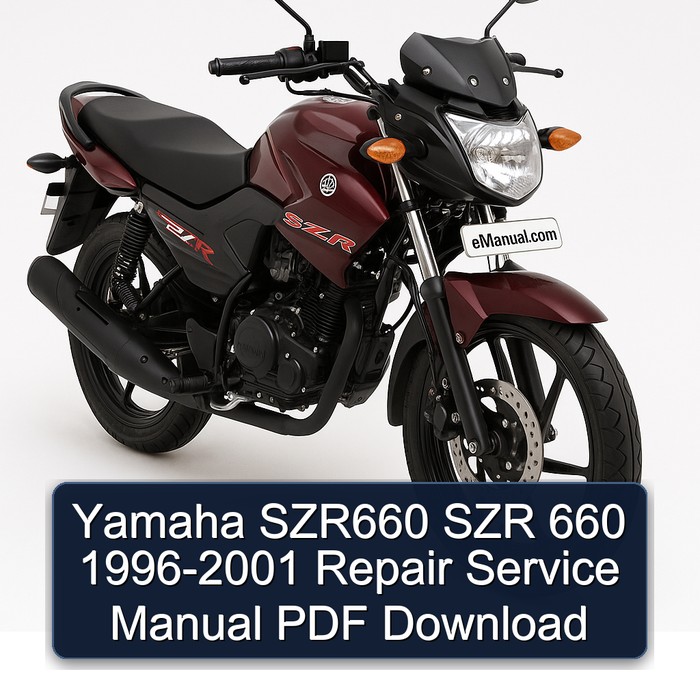 1996-2001 Yamaha SZR Models SZR660 660 Service Repair Workshop Manual PDF