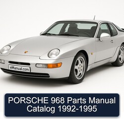 1992-1995 Porsche 968 Parts Catalog PDF