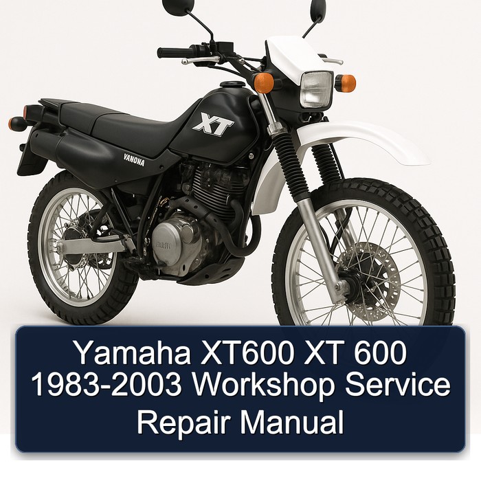 1983-2003 Yamaha XT Models XT600 600 Service Repair Workshop Manual PDF