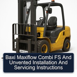 Baxi Maxiflow Combi FS Unvented Installation Servicing Service Repair Workshop Manual PDF