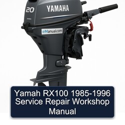 1985-1996 Yamaha RX Models Yamah RX100 Service Repair Workshop Manual PDF