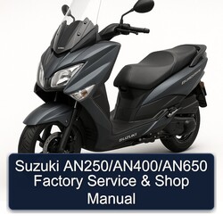 Suzuki Burgman Series An250/an400/an650 Shop Service Repair Workshop Manual PDF