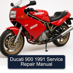 1991 Ducati 900 Service Repair Workshop Manual PDF