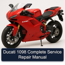 Ducati 1098 Service Repair Workshop Manual PDF