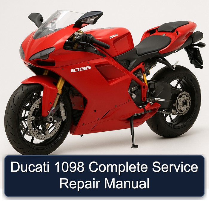 Ducati 1098 Service Repair Workshop Manual PDF
