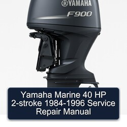 1984-1996 Yamaha Marine 40 HP 2-stroke Service Repair Workshop Manual PDF