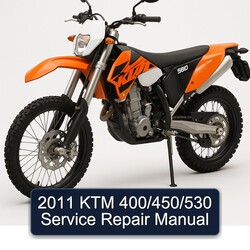 2011 KTM 400/450/530 Manual de servicio y reparación 