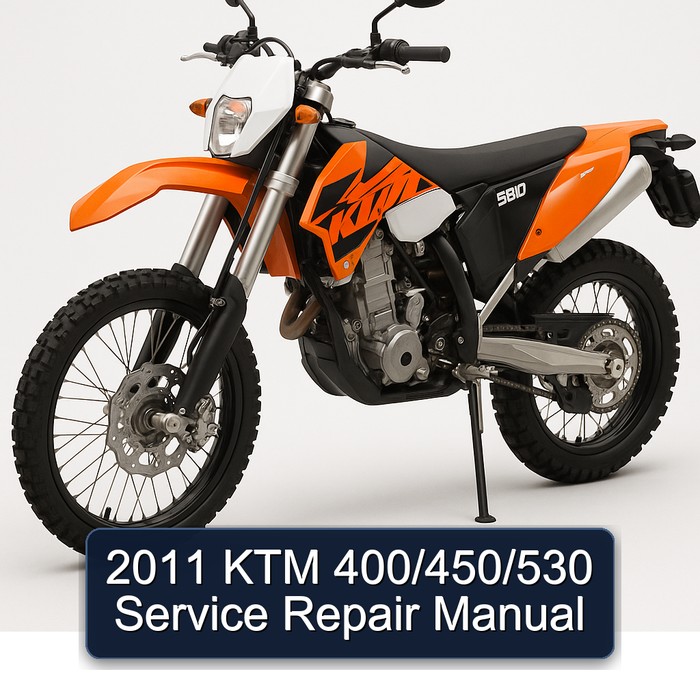 2011 KTM 400 /450/530 Service Repair Workshop Manual PDF