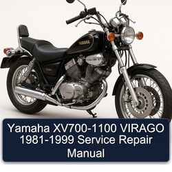 1981-1999 Yamaha Virago XV700-1100 Service Repair Workshop Manual PDF