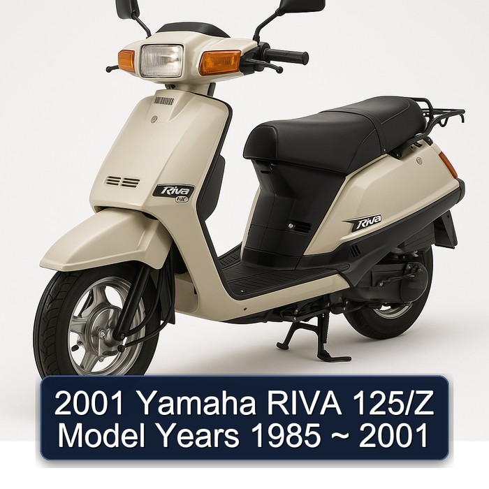 2001 Yamaha RIVA 125/Z Model Years 1985 ~ 2001