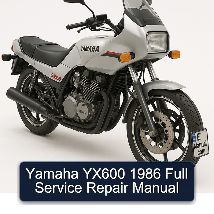1986 Yamaha YX600 Service Repair Workshop Manual PDF
