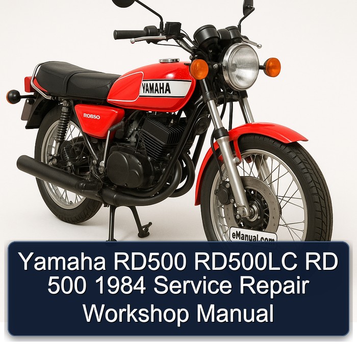 1984 Yamaha RD Series RD500 RD500LC 500 Service Repair Workshop Manual PDF