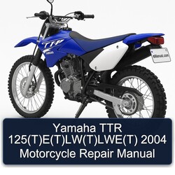 2004 Yamaha TTR Models 125(t)e(t)lw(t)lwe(t) Motorcycle Service Repair Workshop Manual PDF