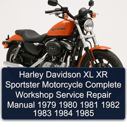 1979-1985 Harley Davidson Sportster XL XR Motorcycle Service Repair Workshop Manual PDF
