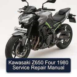 1980 Kawasaki Z Series Z650 Four Service Repair Workshop Manual PDF