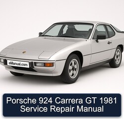 Porsche 924 Carrera GT 1981 Service Repair Manual 