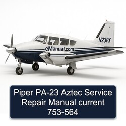 Piper PA-23 Aztec Current 753-564 Service Repair Workshop Manual PDF
