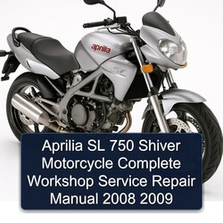 2008-2009 Aprilia Shiver SL 750 Motorcycle Service Repair Workshop Manual PDF
