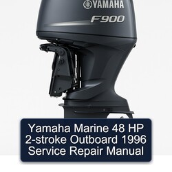 1996 Yamaha Marine 48 HP 2-stroke Outboard Service Repair Workshop Manual PDF