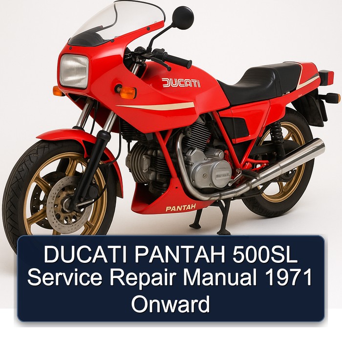 1971 Ducati Pantah 500SL Onward Service Repair Workshop Manual PDF