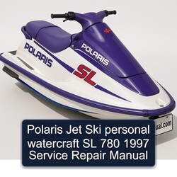 1997 Polaris Jet Ski Personal Watercraft SL 780 Service Repair Workshop Manual PDF