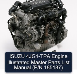 Isuzu N Series 4JG1-TPA Engine Illustrated Master (p/n 185187) Parts Catalog PDF
